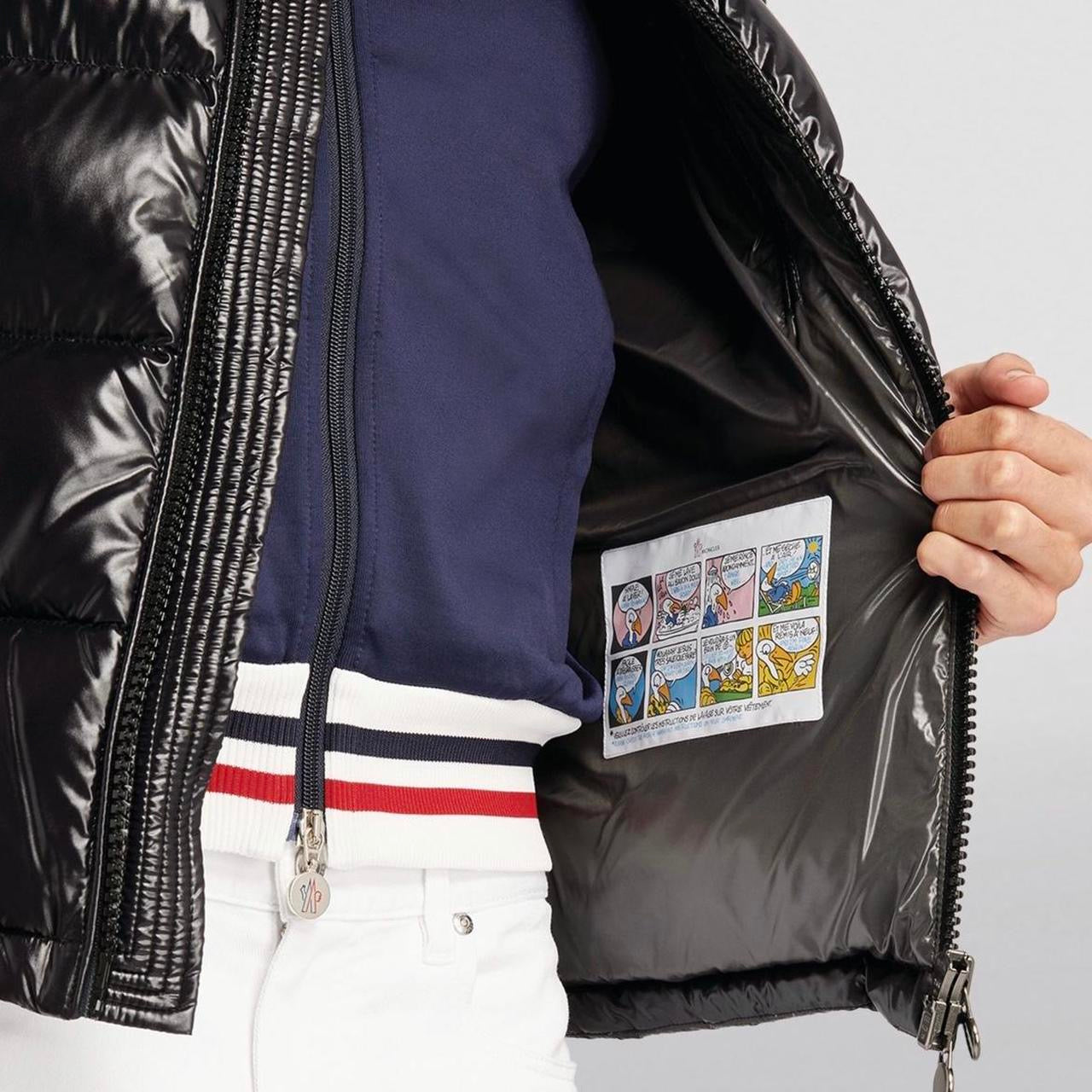 MONCLER MAYA DOWN PUFFER JACKET - BLACK