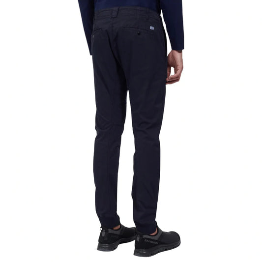 C.P. COMPANY LOGO CHINOS - NAVY