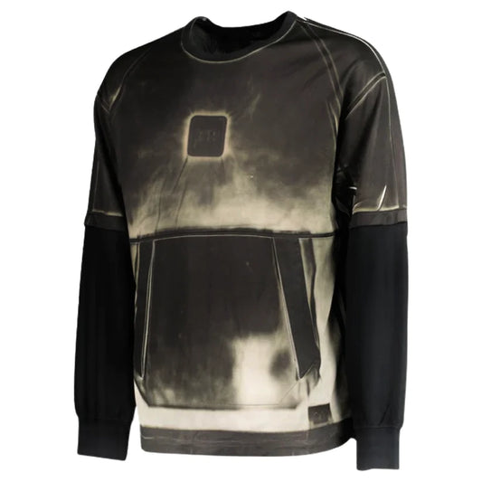 C.P. COMPANY LOGO SWEATSHIRT - BLACK