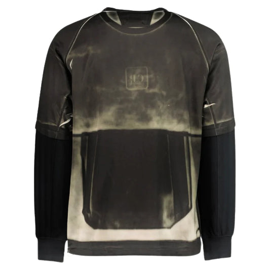 C.P. COMPANY LOGO SWEATSHIRT - BLACK