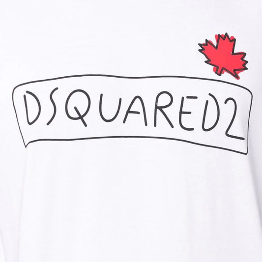 DSQUARED2 LOGO TSHIRT - WHITE