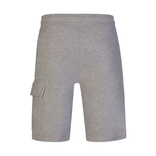 C.P. COMPANY LENS COTTON FLEECE CARGO SHORTS - GREY