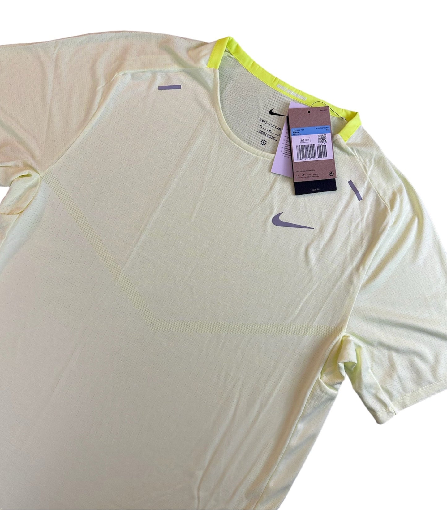 NIKE DRI - FIT ADV TECHKNIT TSHIRT - NEON / YELLOW