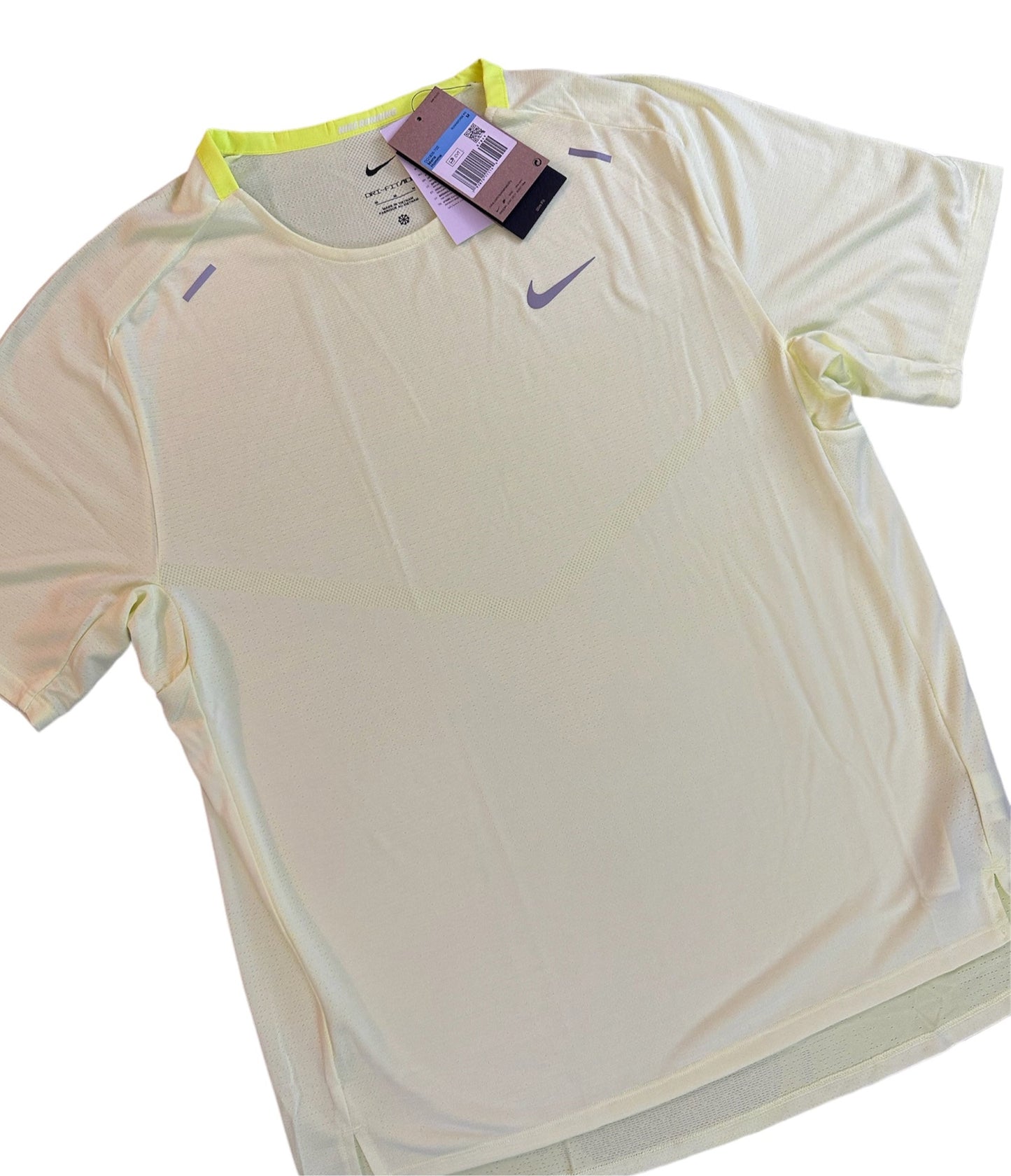 NIKE DRI - FIT ADV TECHKNIT TSHIRT - NEON / YELLOW