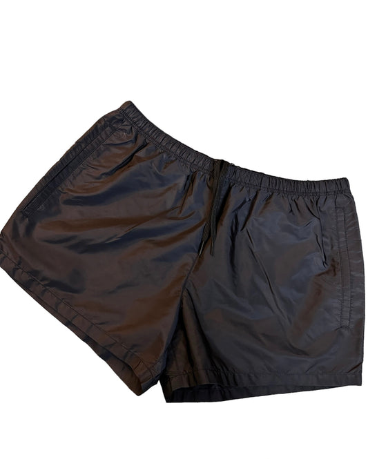 PRADA MILANO NYLON SHORT SWIM SHORTS - NAVY