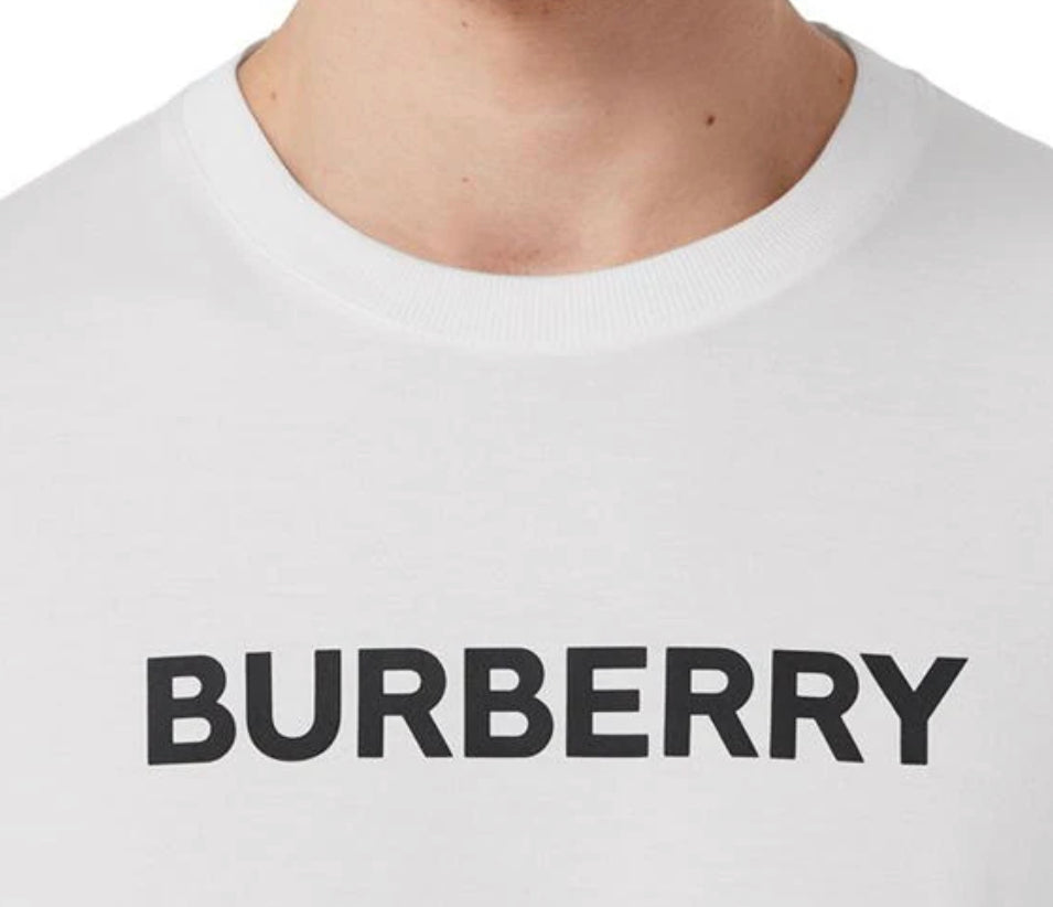 BURBERRY LONDON HARRISTON LOGO TSHIRT - WHITE