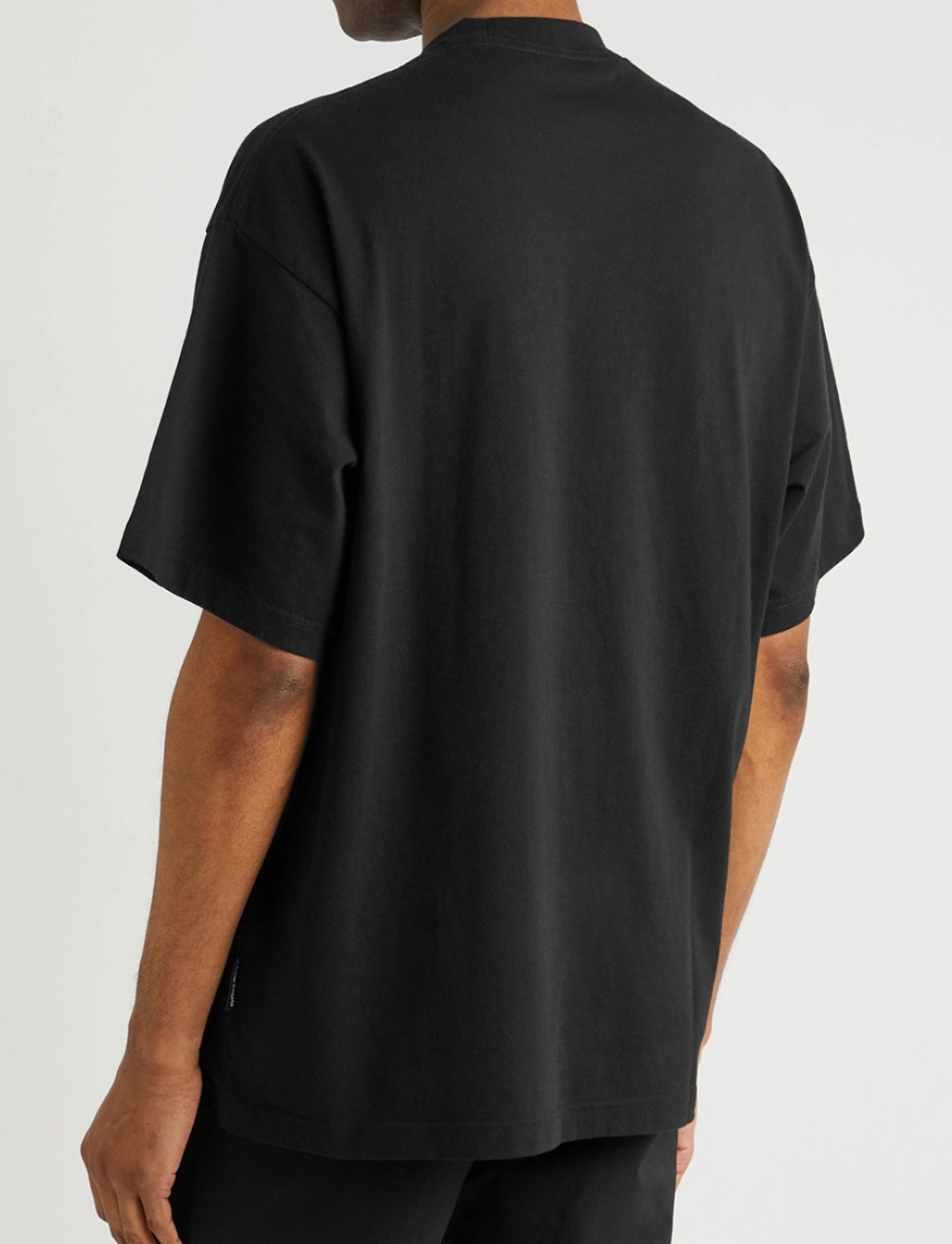 PALM ANGELS PALM TREE LOGO TSHIRT - BLACK