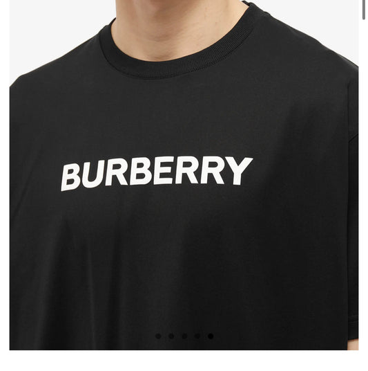 BURBERRY LONDON HARRISTON LOGO TSHIRT - BLACK