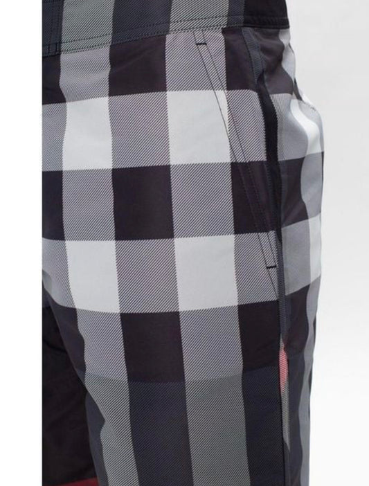 BURBERRY LONDON CHECK SWIM SHORTS - NAVY