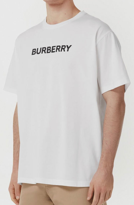 BURBERRY LONDON HARRISTON LOGO TSHIRT - WHITE