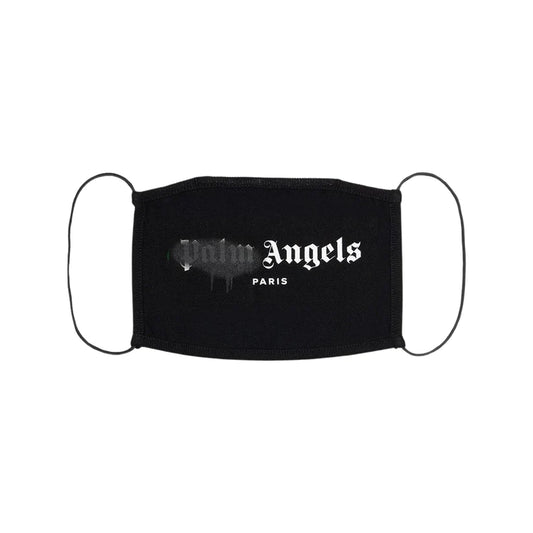 PALM ANGELS "PARIS" FACE MASK - BLACK
