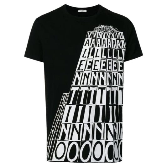 VALENTINO LOGO TSHIRT - BLACK