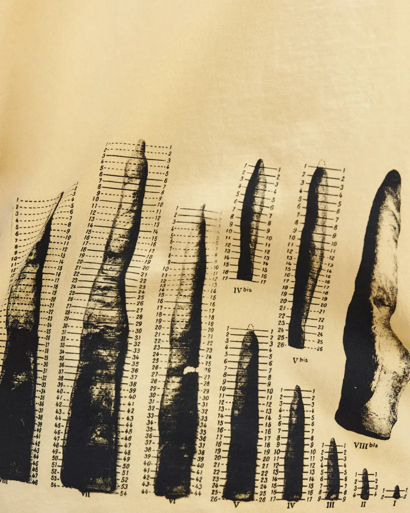 C.P. COMPANY LOGO PRINT TSHIRT - TAN YELLOW