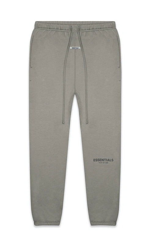 ESSENTIALS FEAR OF GOD TRACKSUIT JOGGING BOTTOMS - CEMENT