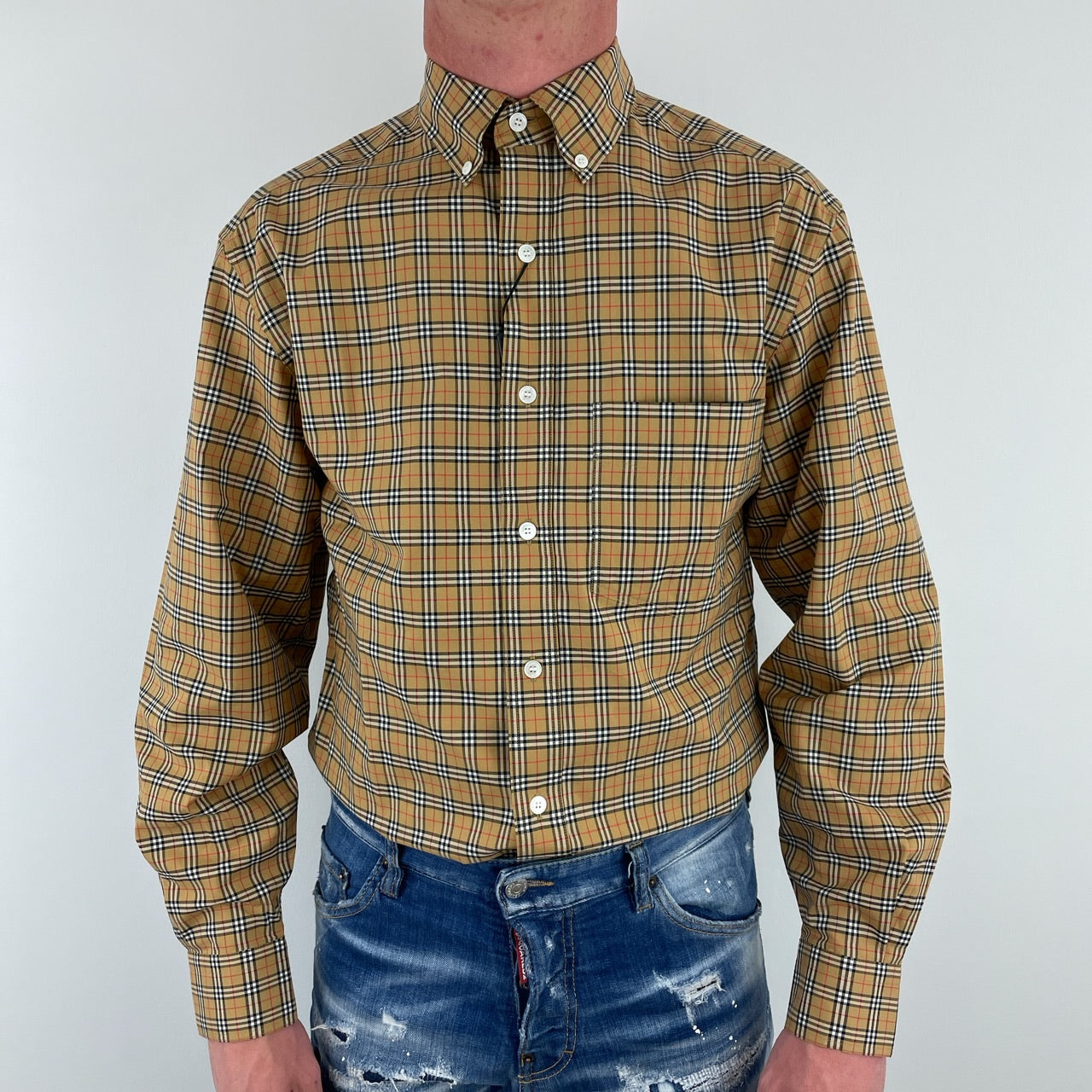 BURBERRY JAMESON LONGSLEEVE CHECK SHIRT