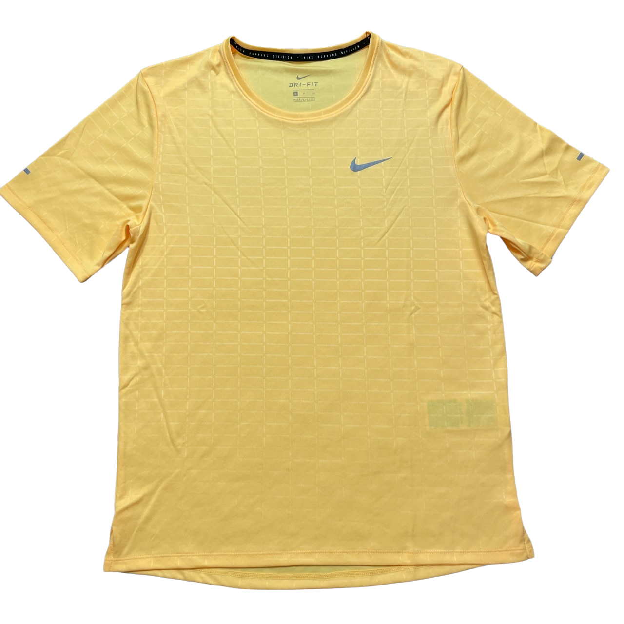 Nike miler sales t shirt yellow