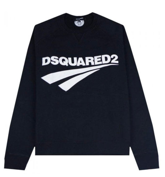 DSQUARED2 LOGO SWEATSHIRT - BLACK