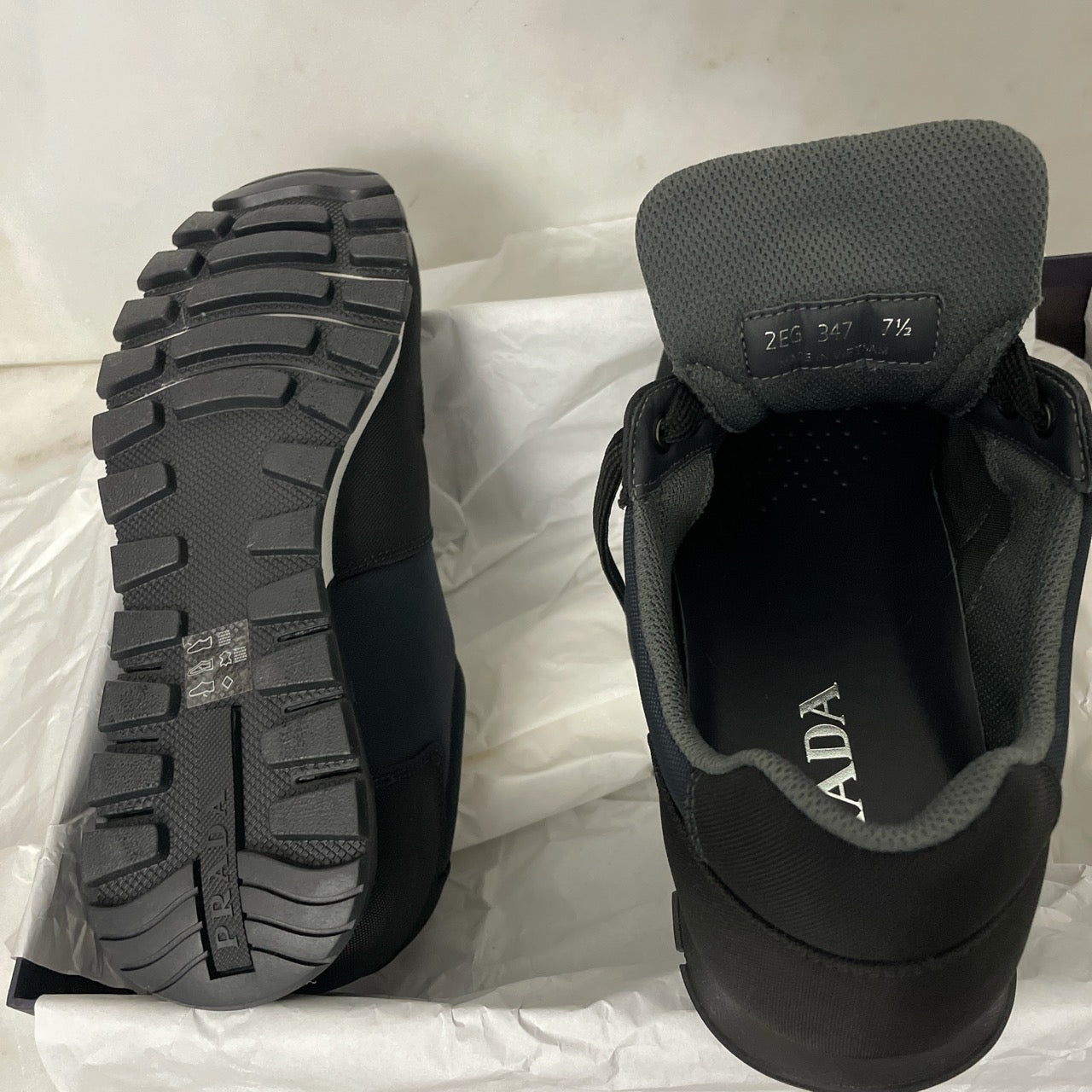 PRADA MILANO NYLON LOGO RUNNERS -