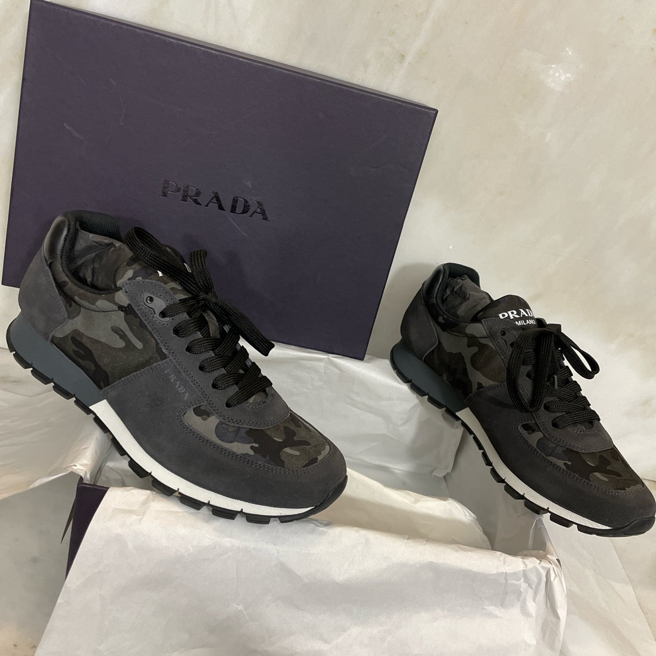 Prada runner trainers mens Clearance