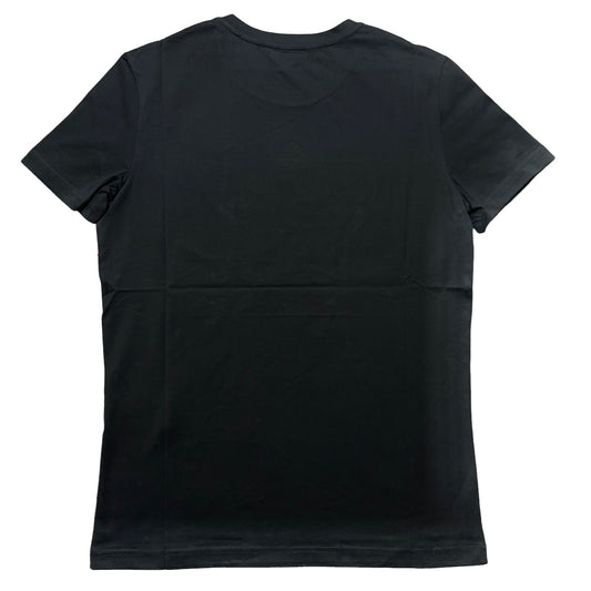 FENDI ROMA BLOCK LOGO TSHIRT - BLACK