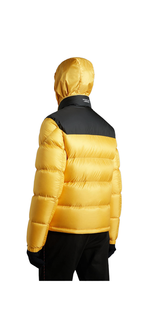 MONCLER PEUPLIER DOWN PUFFER JACKET - YELLOW