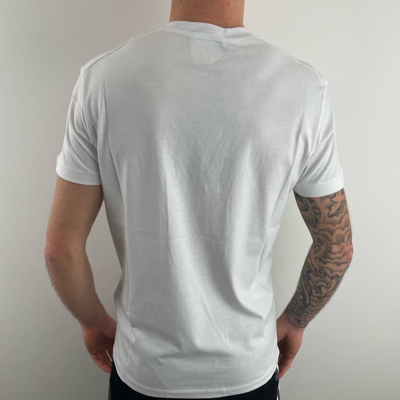 DSQUARED2 MAPLE LEAF LOGO TSHIRT - WHITE