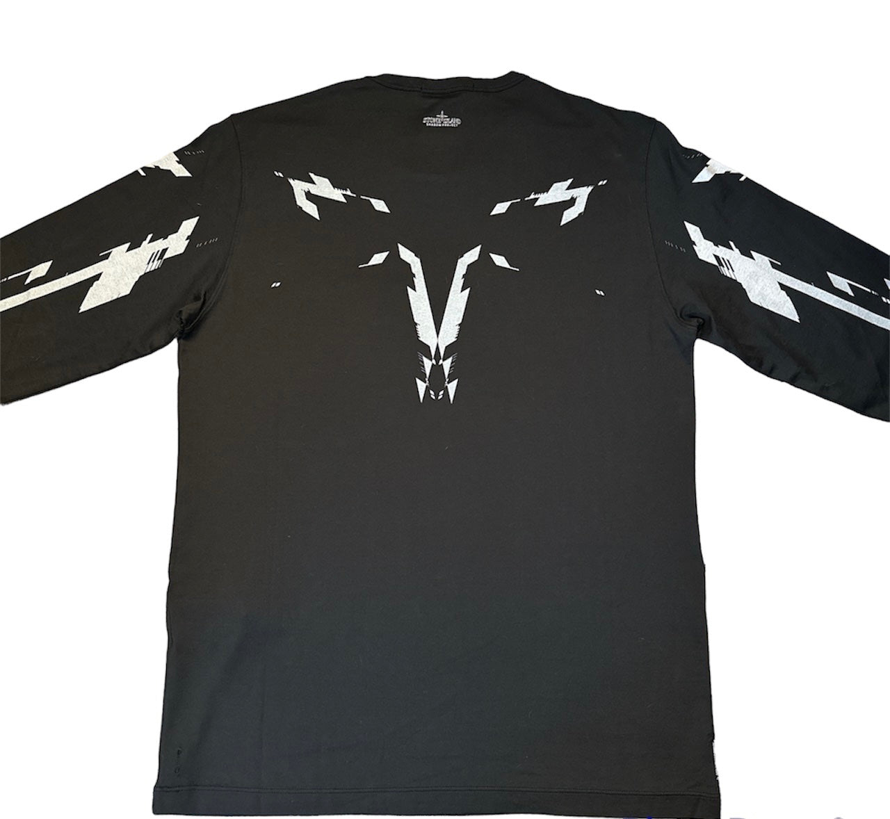 STONE ISLAND SHADOW PROJECT LONGSLEEVE TSHIRT - BLACK