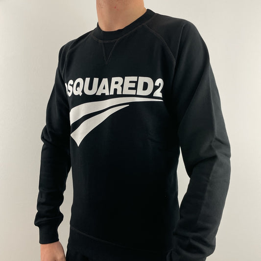 DSQUARED2 LOGO SWEATSHIRT - BLACK