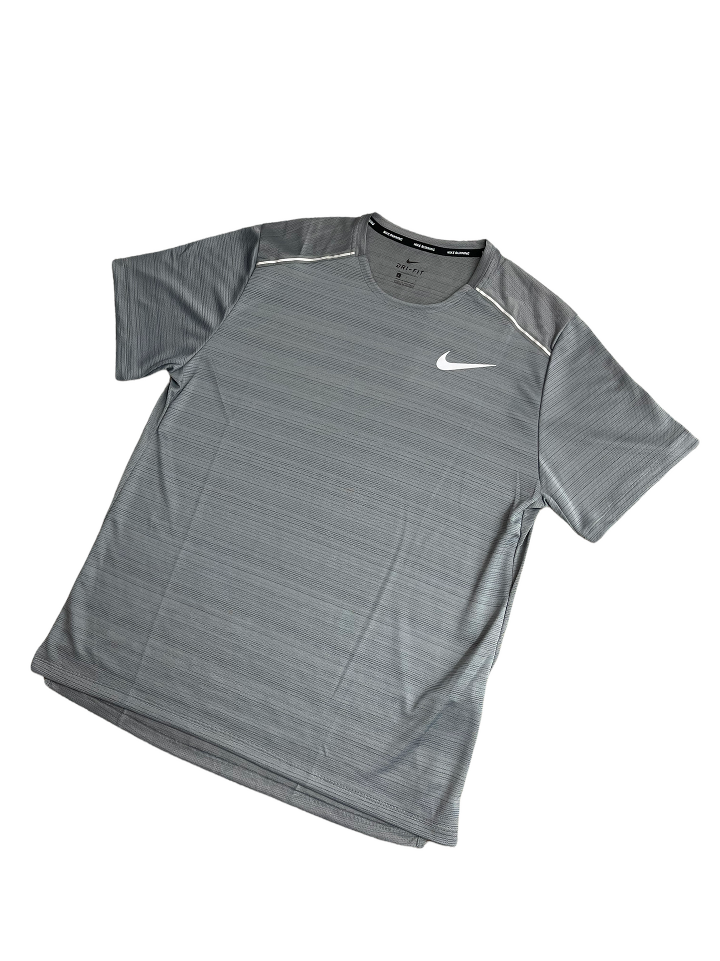 NIKE DRI-FIT MILER 1.0 T SHIRT - GREY