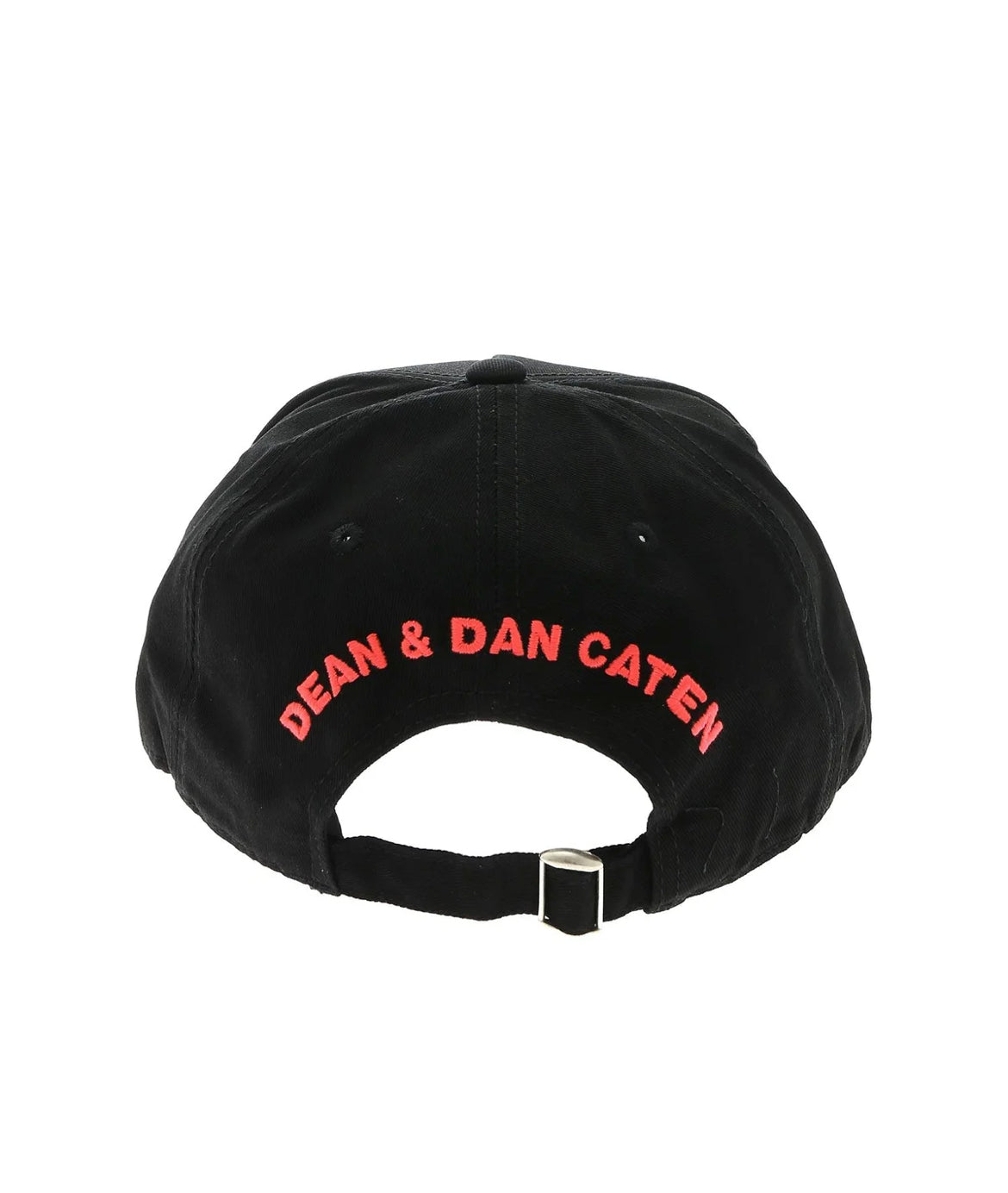 DSQUARED2 LOGO BASEBALL CAP - BLACK / RED