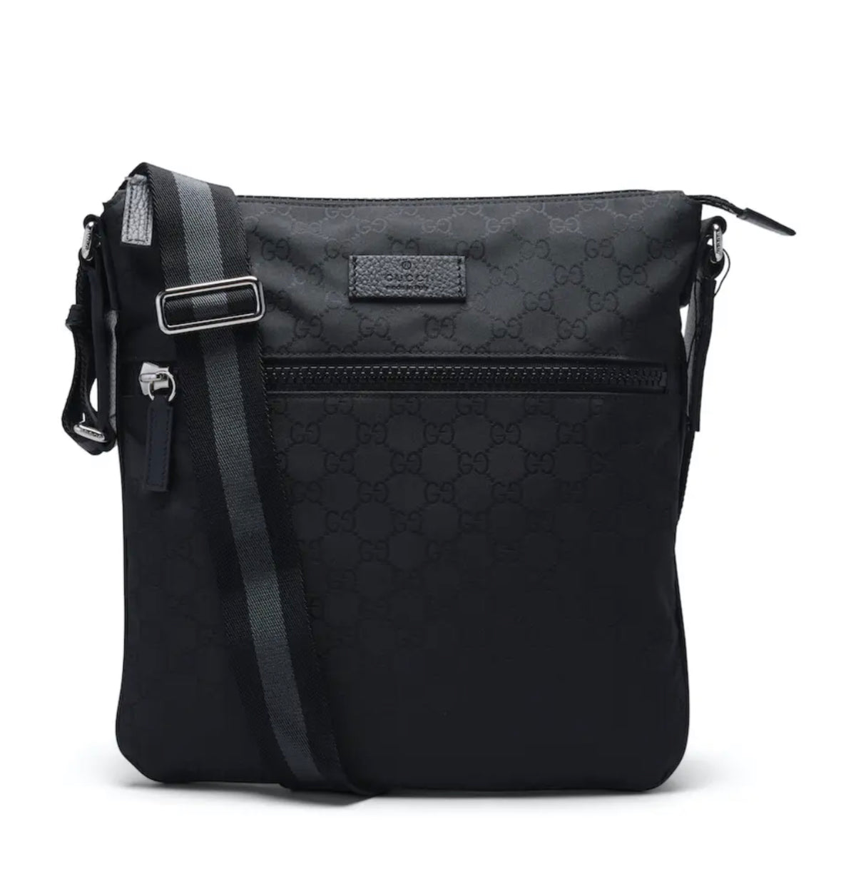Gucci - GG Supreme Messenger Bag, Men, Black