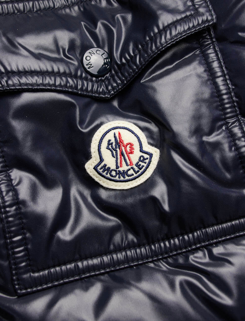 MONCLER MAYA DOWN PUFFER JACKET - NAVY