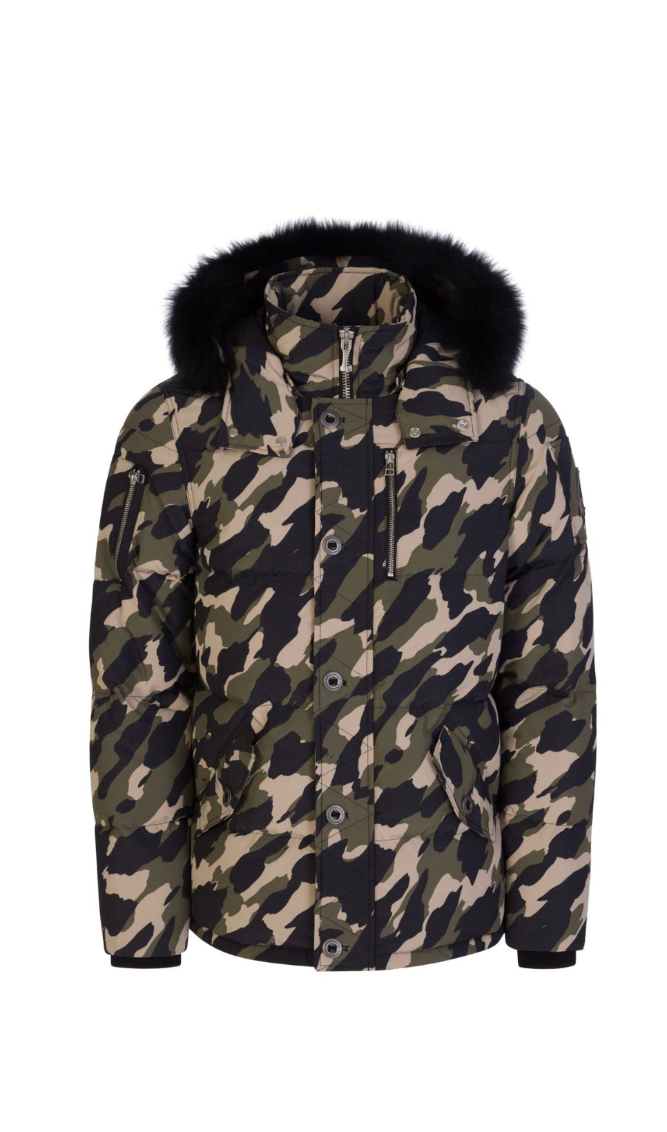 MOOSE KNUCKLES 3Q PADDED DOWN PARKA JACKET - CAMO