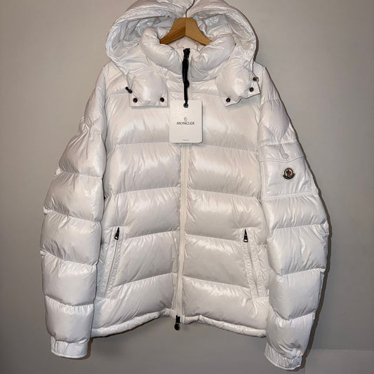 MONCLER MAYA DOWN PUFFER JACKET - WHITE