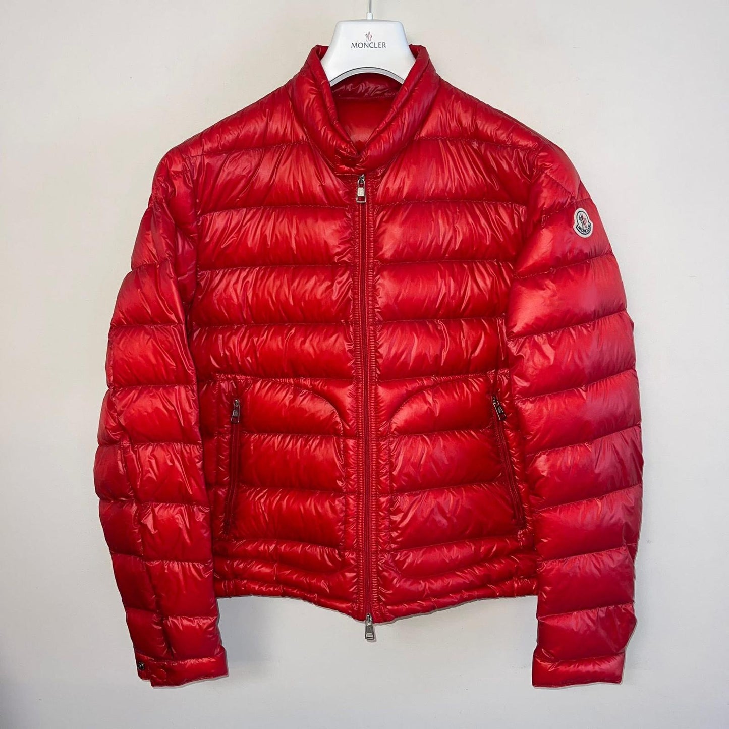 MONCLER ACORUS DOWN JACKET - RED