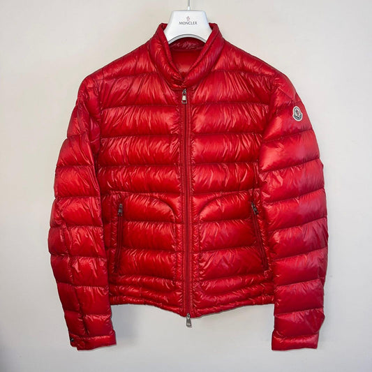 MONCLER ACORUS DOWN JACKET - RED