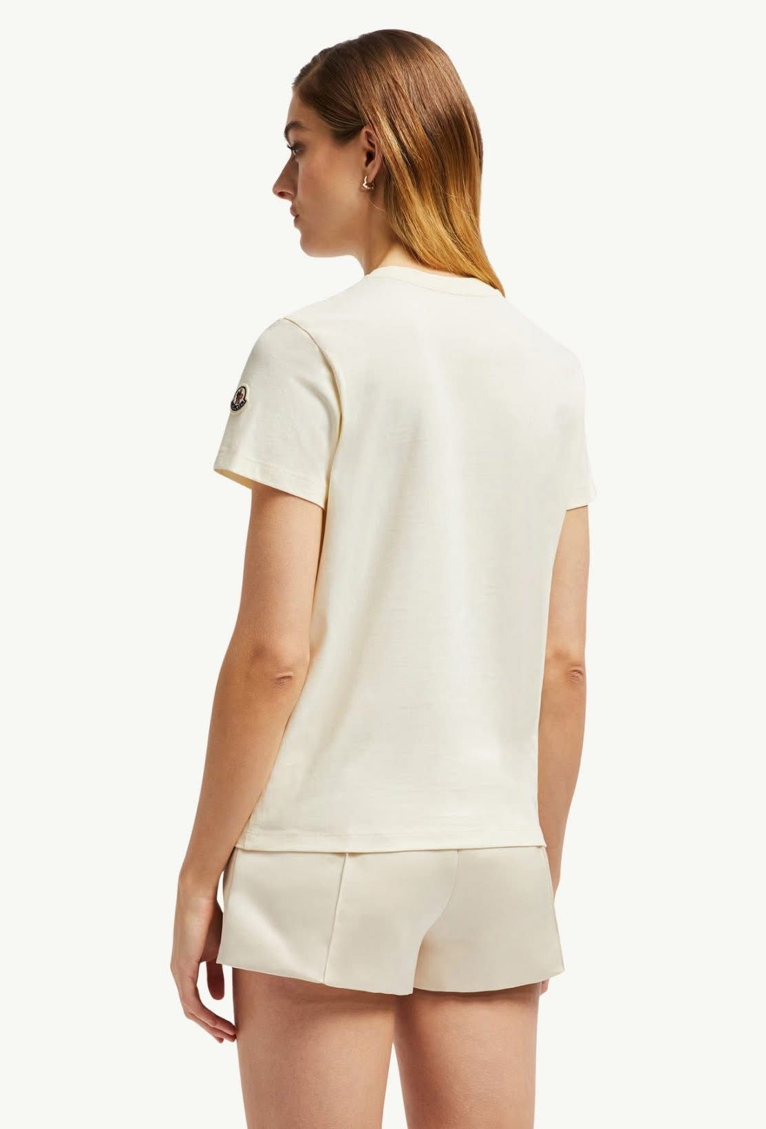 WOMENS MONCLER LOGO TSHIRT -