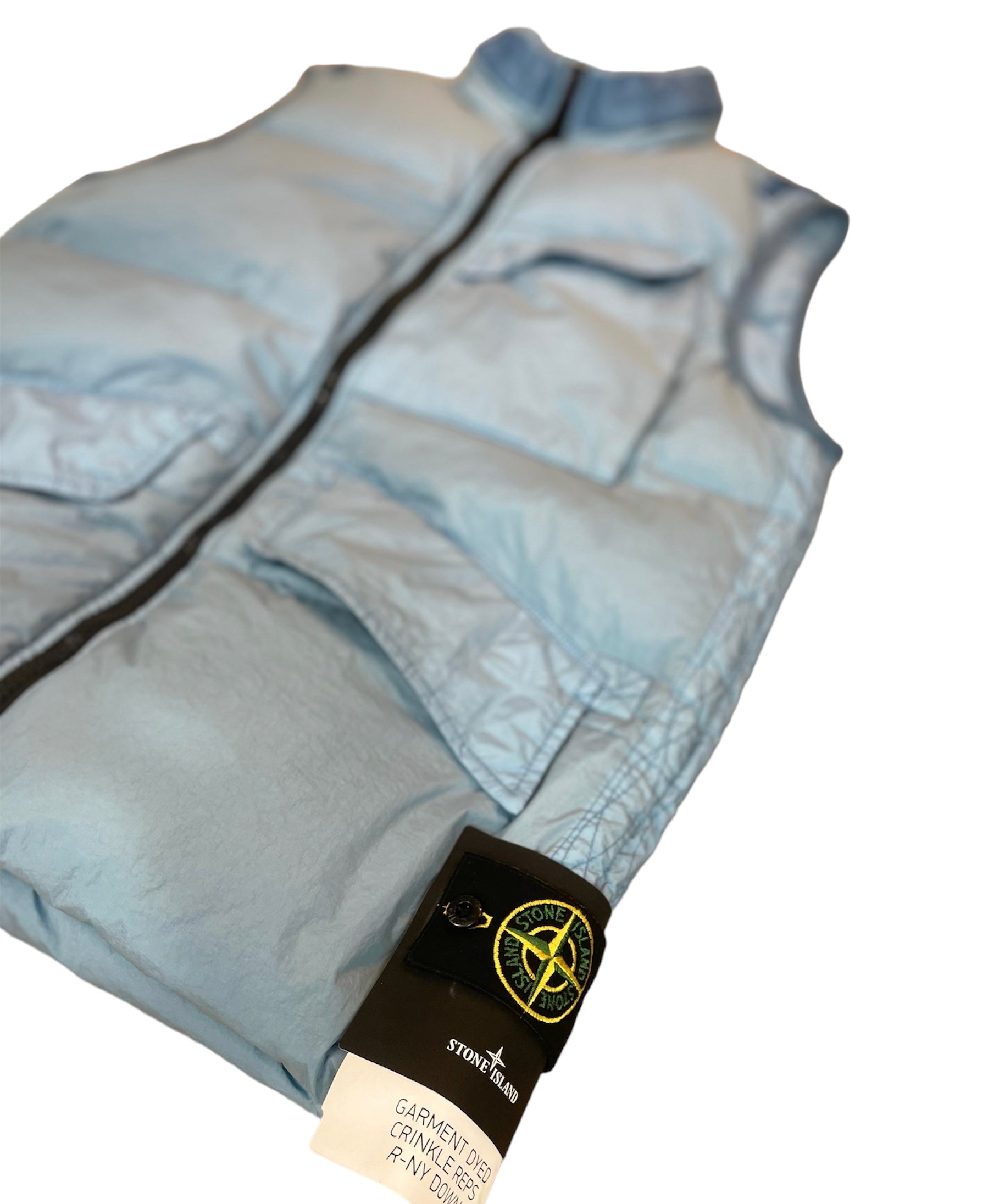 Stone island sale garment dyed gilet