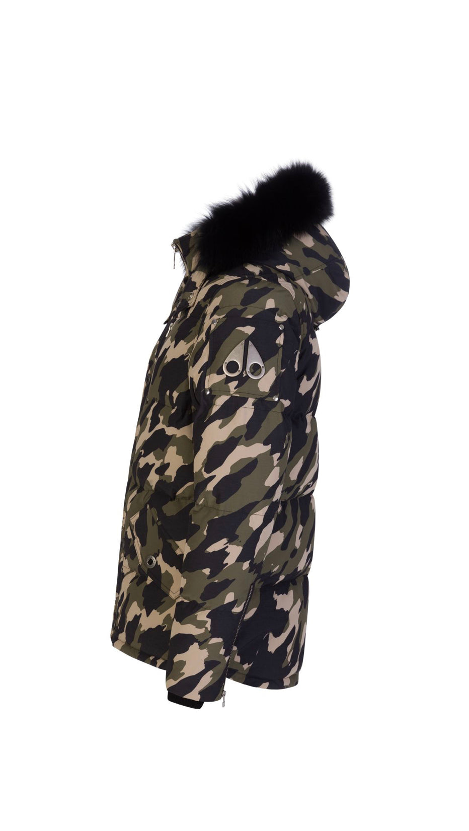 MOOSE KNUCKLES 3Q PADDED DOWN PARKA JACKET - CAMO