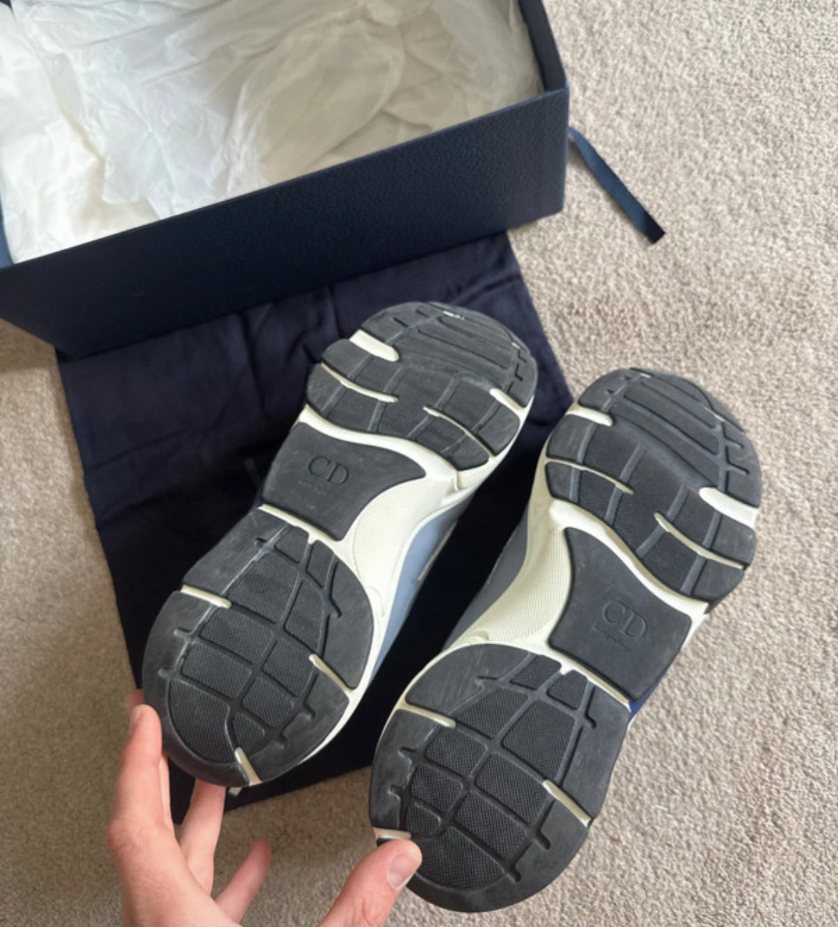 DIOR B22 SNEAKERS - BABY BLUE