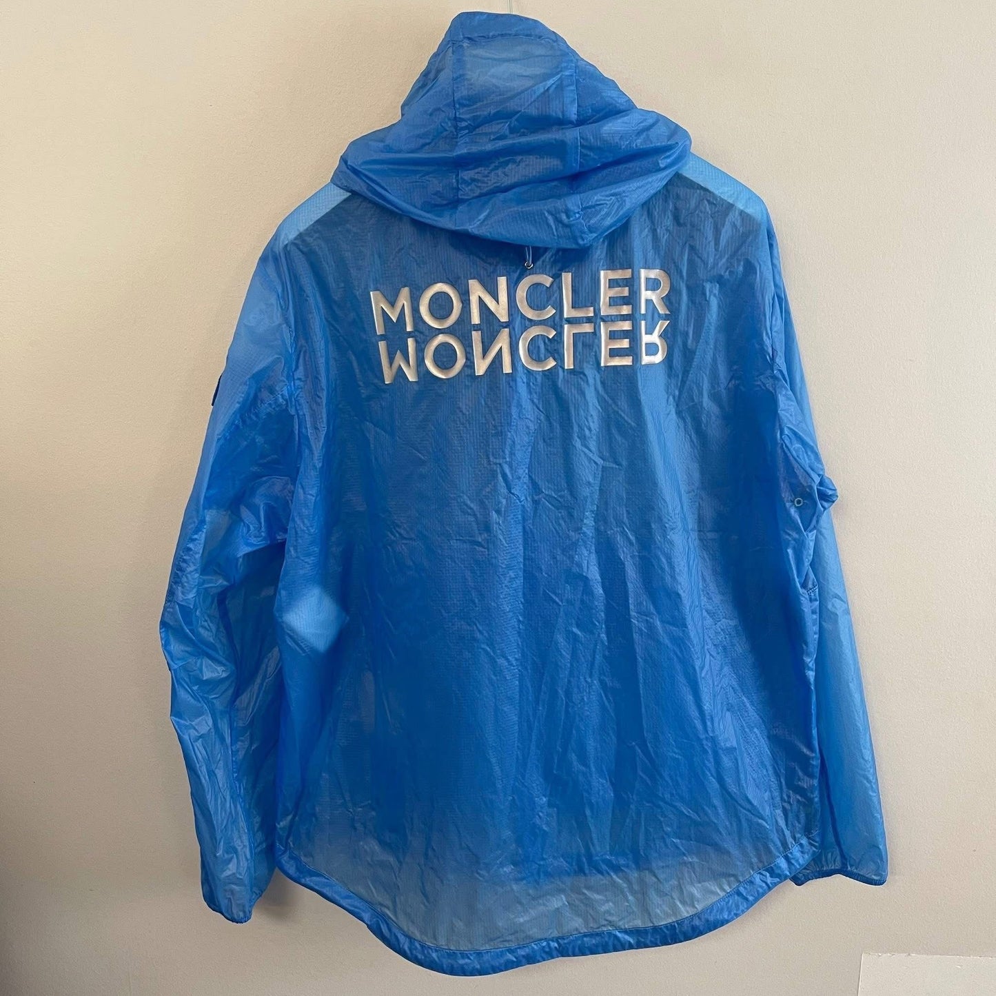 MONCLER EBIZO WINDBREAKER JACKET - BLUE