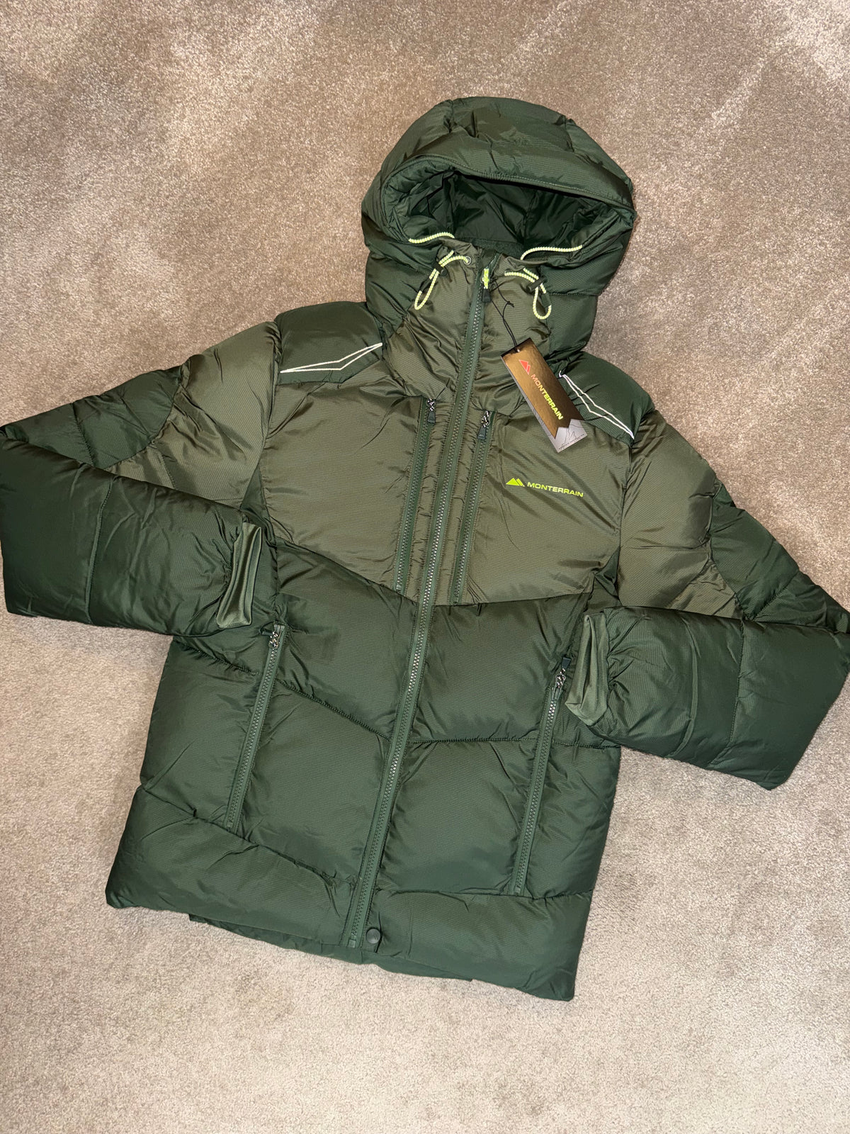 MONTERRAIN PUFFER JACKET - KHAKI