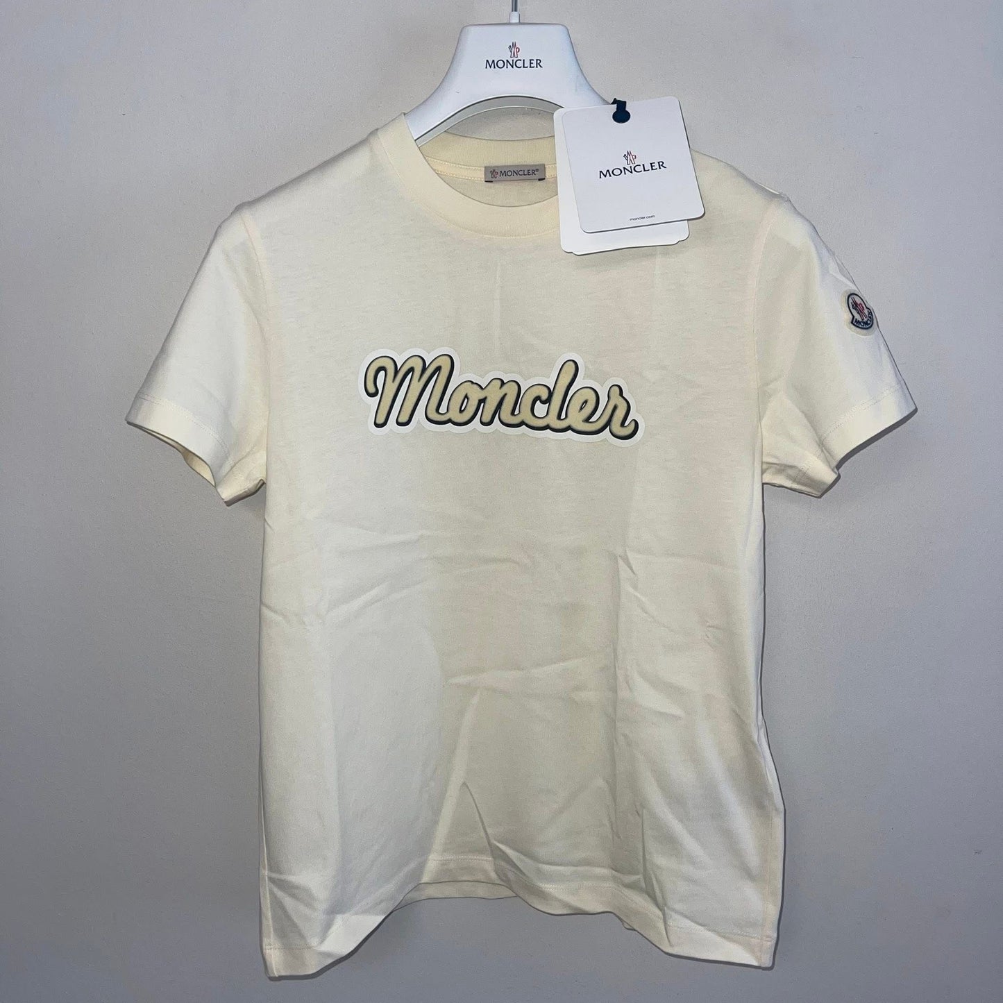 WOMENS MONCLER LOGO TSHIRT -