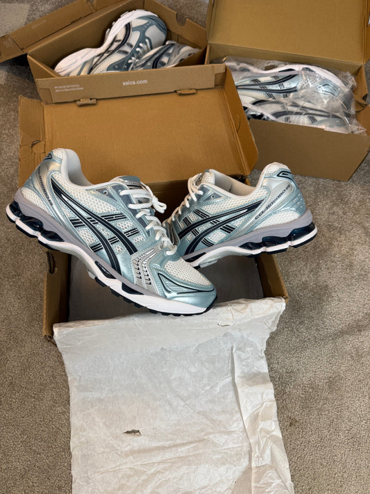 ASICS GEL KAYANO 14 TRAINERS - FJORD GREY