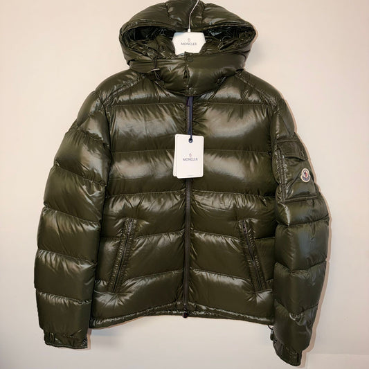 MONCLER LEAN DOWN PUFFER JACKET - KHAKI