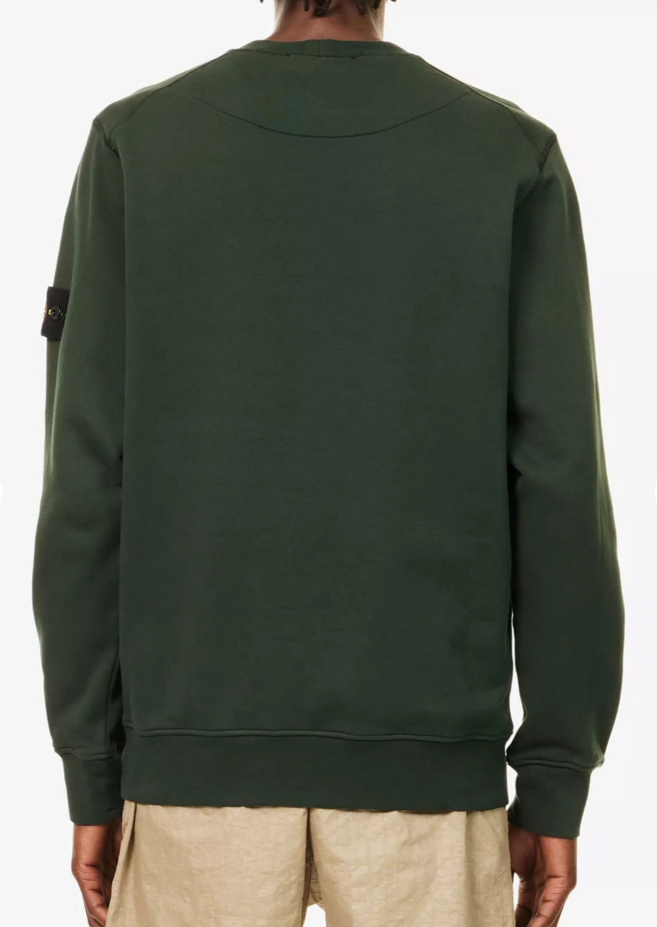 STONE ISLAND COTTON FLEECE SWEATSHIRT - MUSCHIO