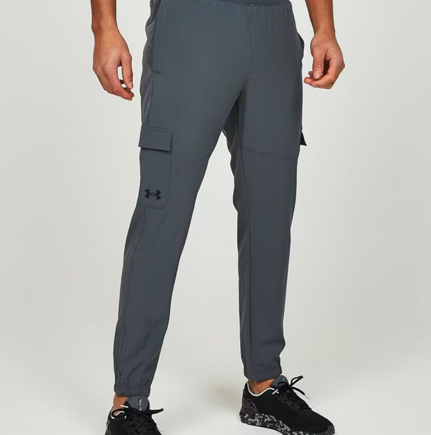 UNDER ARMOUR STRETCH CARGO BOTTOMS - GREY