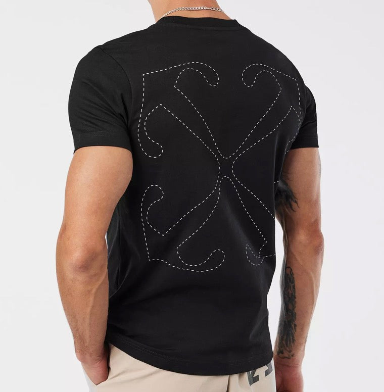 OFF WHITE ARROW TSHIRT - BLACK