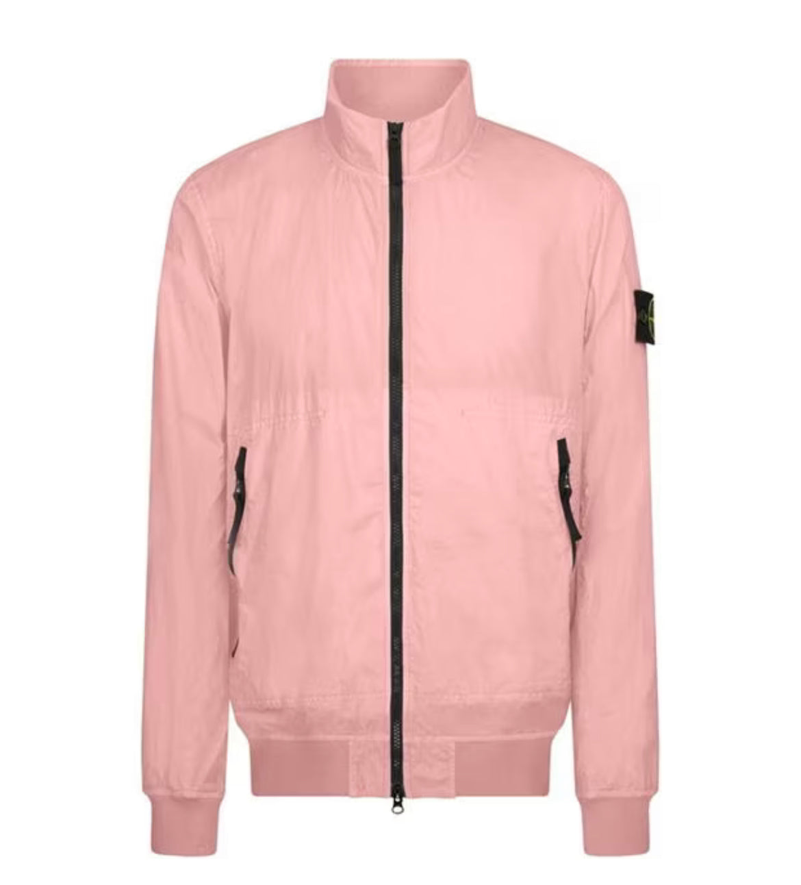 STONE ISLAND CRINKLE REPS BOMBER JACKET - ROSA PINK