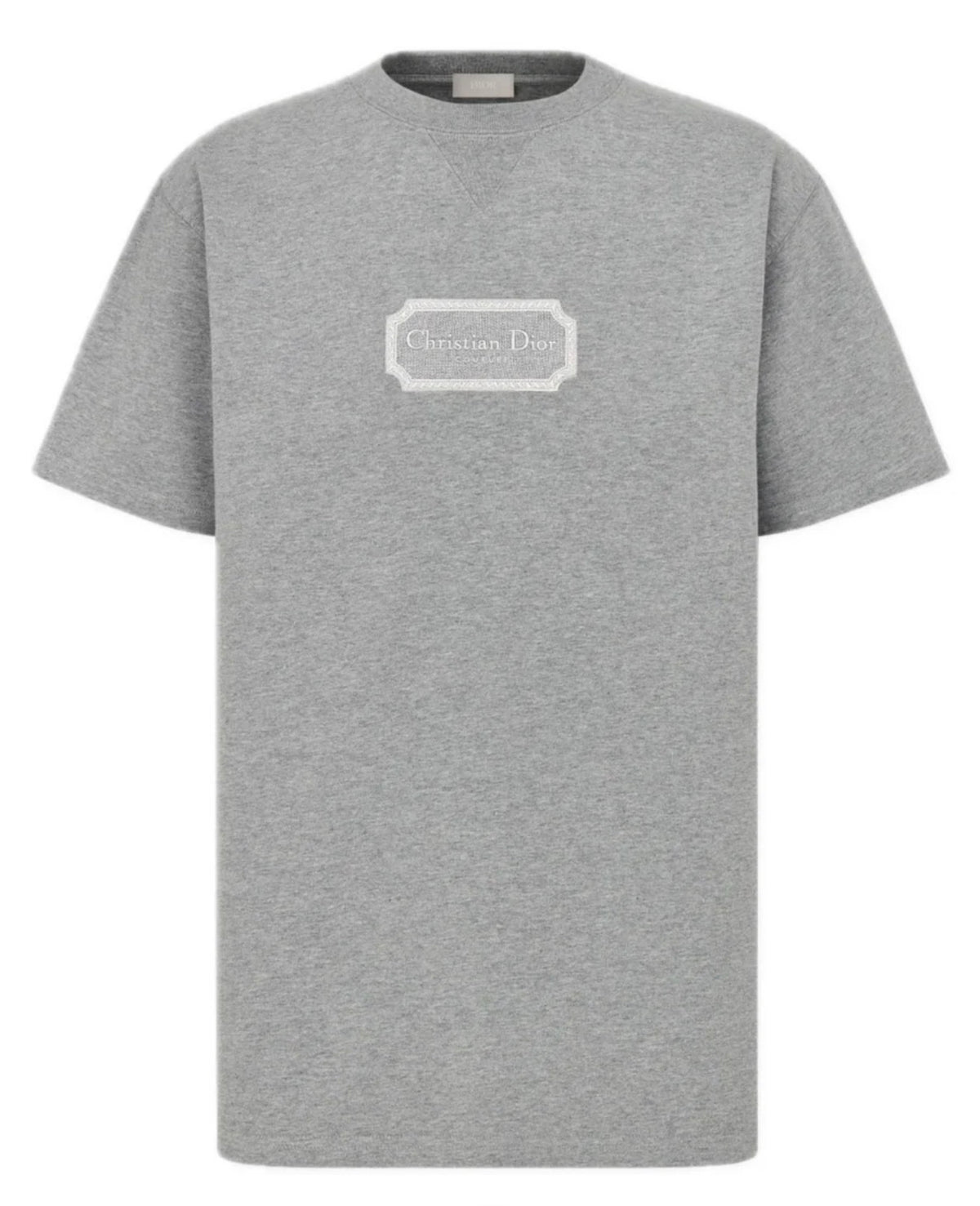 CHRISTIAN DIOR COUTURE LOGO T-SHIRT - GREY